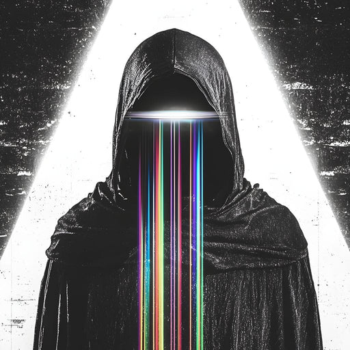 Eclipse of Neon Streams Canvas Print