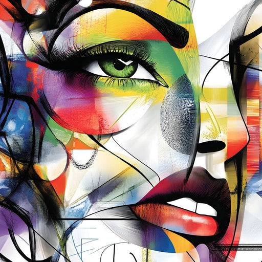 Kaleidoscope Expression Captured Canvas Print