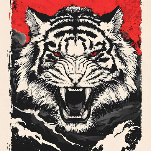 Roaring Tiger Wild Spirit Canvas Print