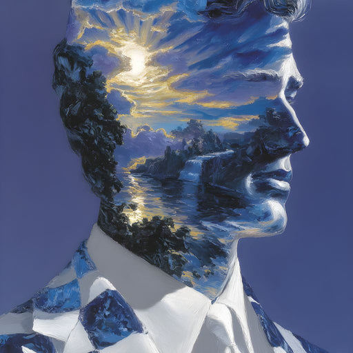 Sunlit Rivers Within Memory Canvas Print