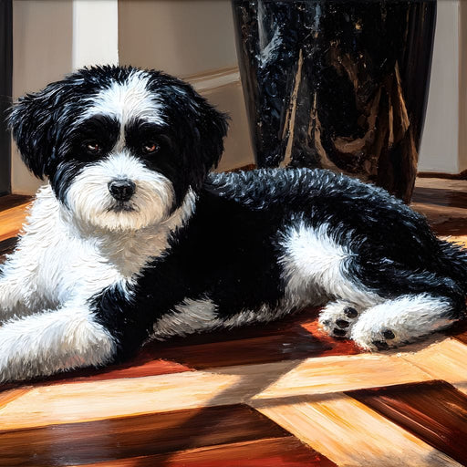 Sunlit Paws Canvas Print