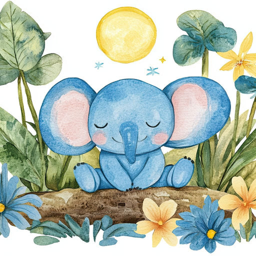 Elephant Dreams in Bloom Canvas Print