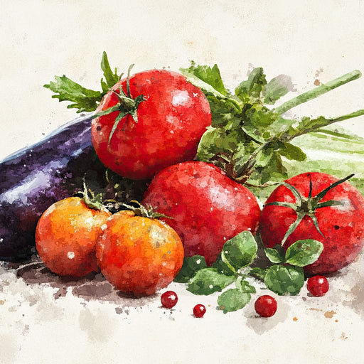 Garden Food Canvas Print