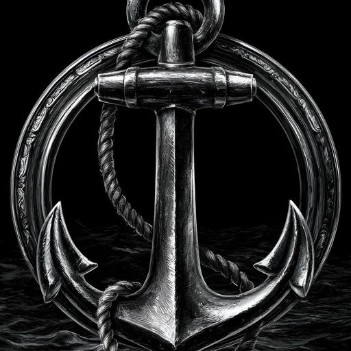 Weight of the Restless Anchor Canvas Print