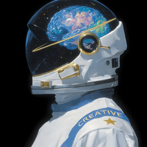 Stellar Mind Voyager Portrait Canvas Print