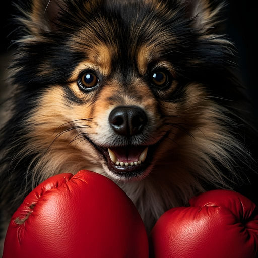 Paws of Courage Pugilist Canvas Print