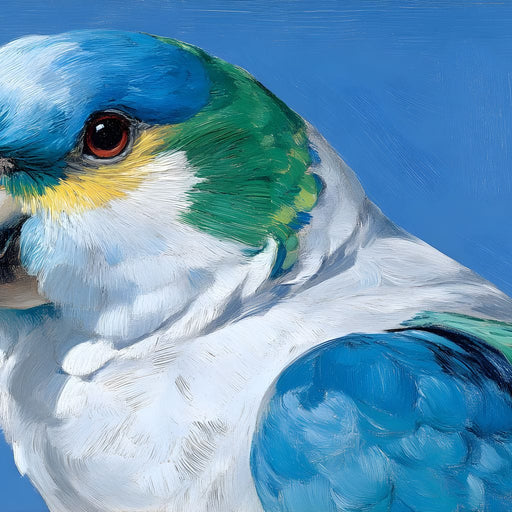 Tricolor Parrot Canvas Print