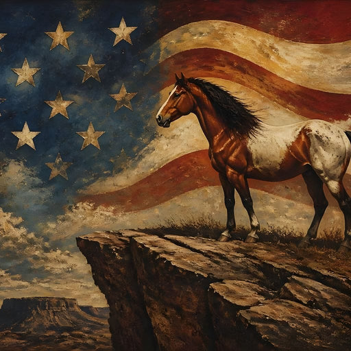 Gallant Spirit Of The Frontier Canvas Print