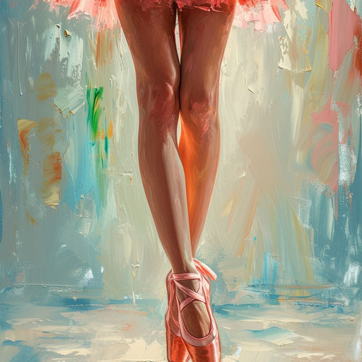 Elegant Dancers in Graceful Motion Canvas Print