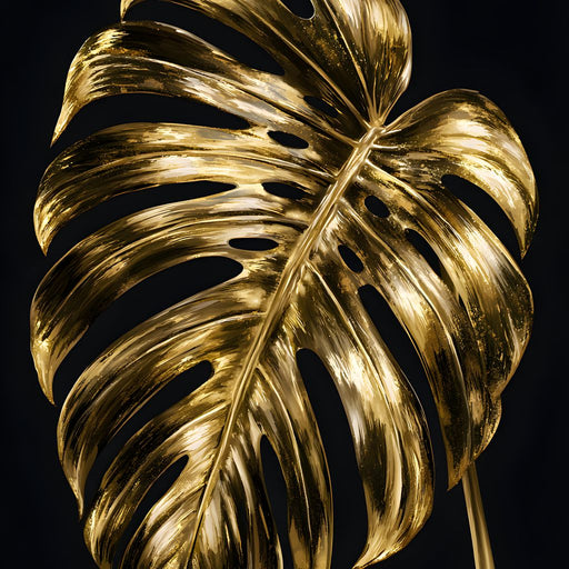 Gilded Foliage Night Study Canvas Print