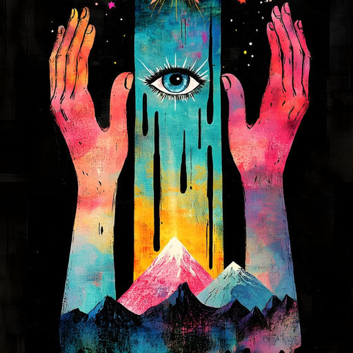 Celestial Visionary Voyage Canvas Print