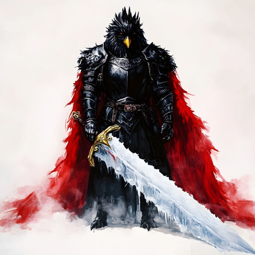 Majestic Ravens Knight's Valor Canvas Print