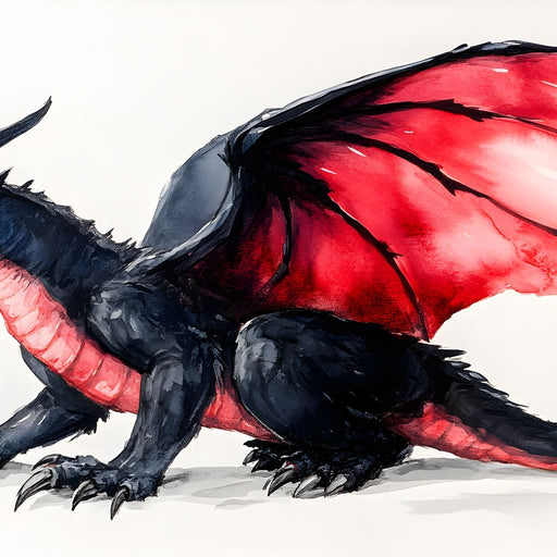 Majestic Dragon Wings Canvas Print