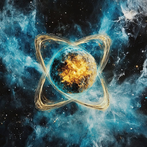 Celestial Fusion Symphony Canvas Print