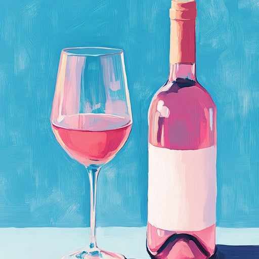 Rosé Reflections of Summer Canvas Print