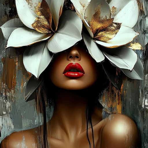 Golden Petals Revelation - Cole Williams Canvas Print