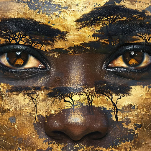 Golden Gaze of Nature - Sakeem Gibbs Canvas Print
