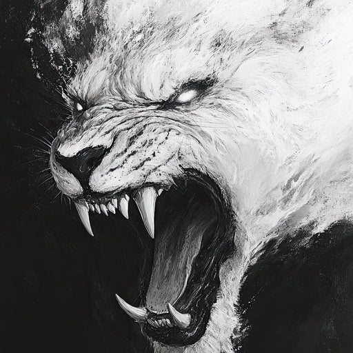 Fury of the Phantom Beast Canvas Print