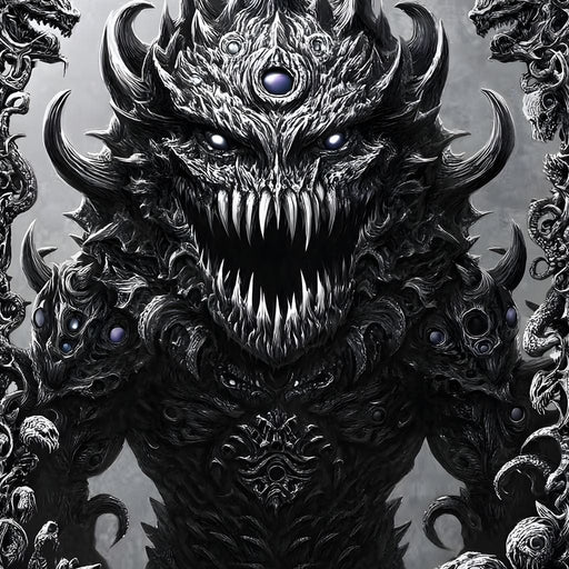 Nightmare Monarch of Shadows Canvas Print
