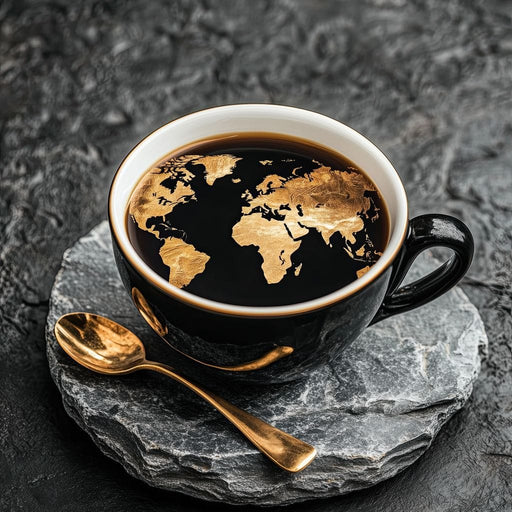 Golden Horizons Brewed Canvas Print