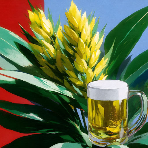 Golden Harvest Brew Symphony Canvas Print