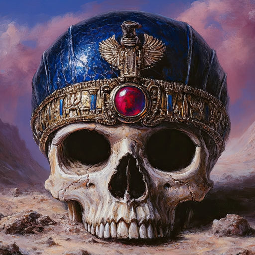 Ancient Royal Resting Place - Raven Blackwood Canvas Print