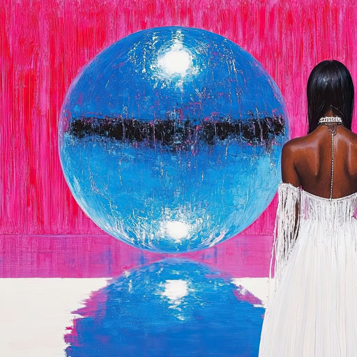 Reflective Sphere Reverie Canvas Print