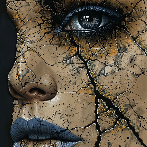 Shattered Solace Echoes Canvas Print