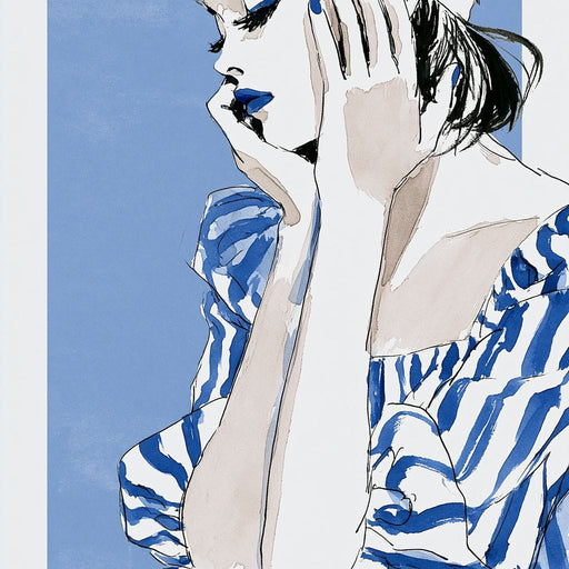 Clear Blue Sky Vacation Reverie Canvas Print