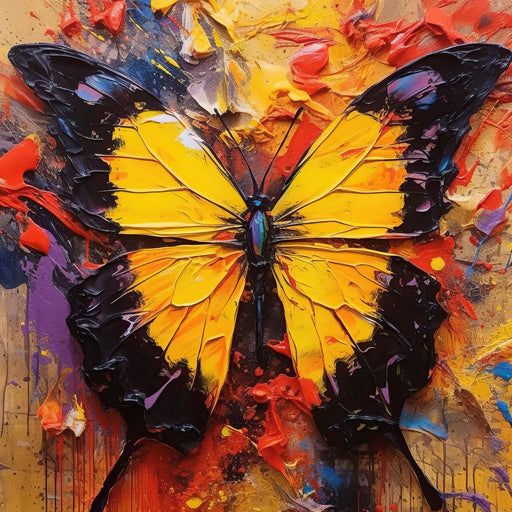 Colorburst Moths Canvas Print