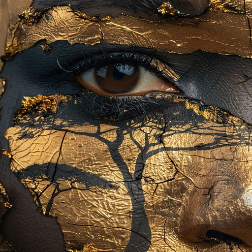 Golden Gaze Jungle - Sakeem Gibbs Canvas Print