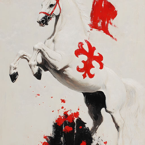 Gallant Steed Ascending Canvas Print