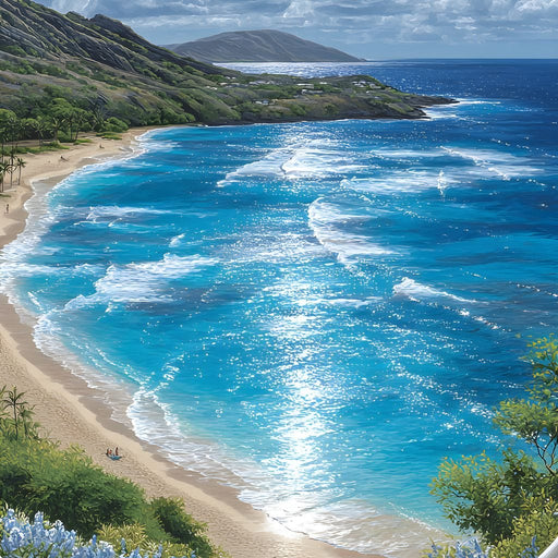 Tropical Ocean Bliss Bowl Canvas Print
