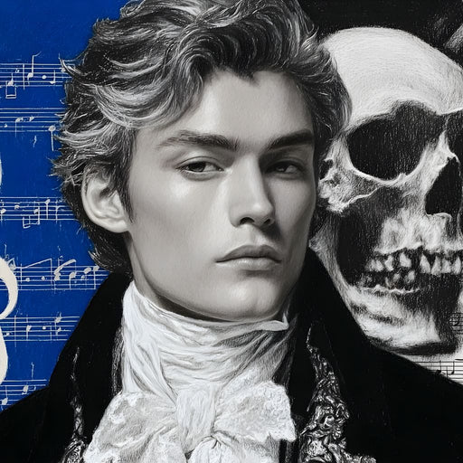Baroque Composer Facing Mortality Canvas Print
