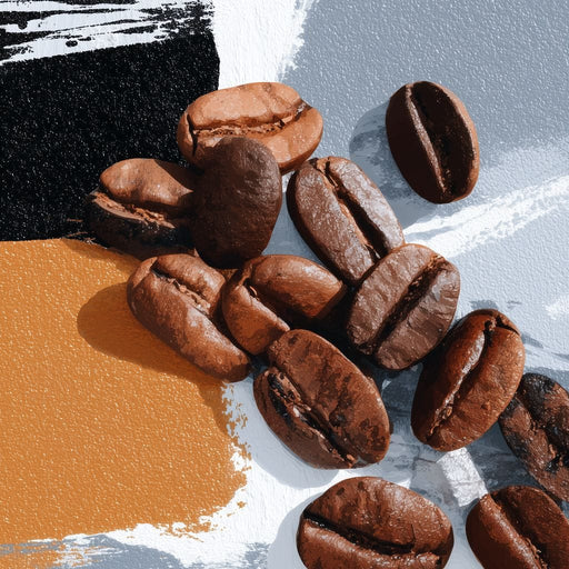 Coffee Beans Modern Vibe Canvas Print