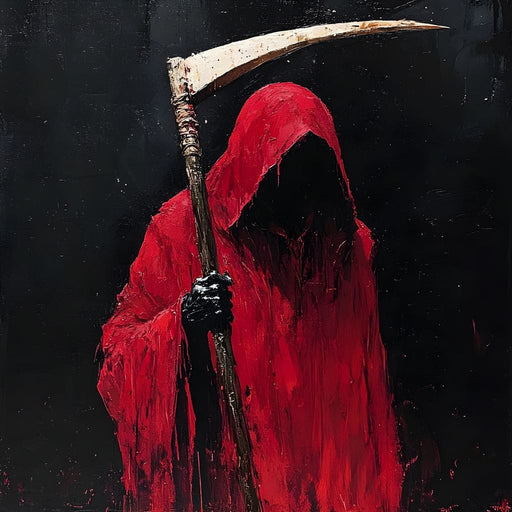 Reaper's Shadow Enigma Canvas Print