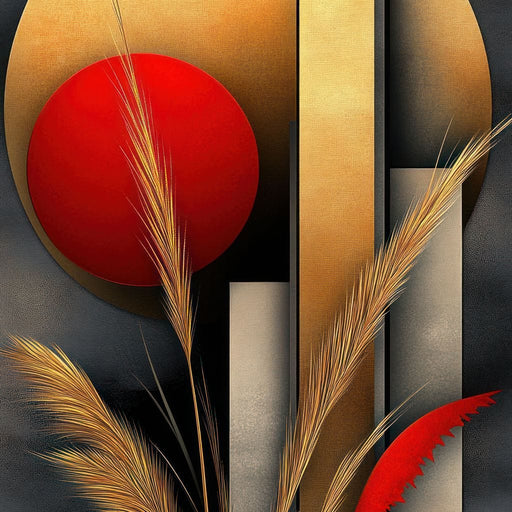 Sunset Geometry - TooplesArt Canvas Print