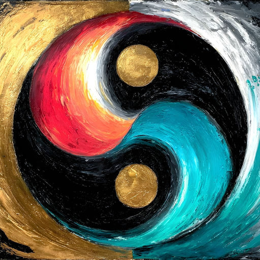 Celestial Balance Flow Canvas Print