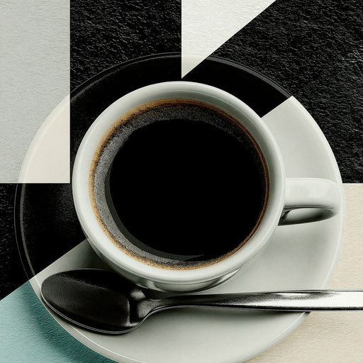 Geometric Morning Ritual Composition Canvas Print