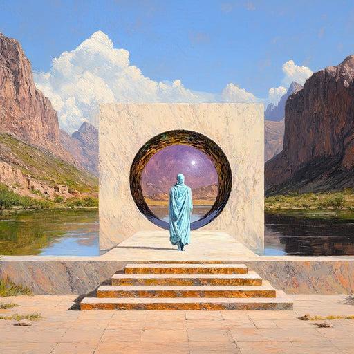 Portal to Infinite Horizons Canvas Print