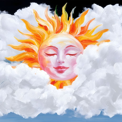 Radiant Dreams of Celestial Day Canvas Print