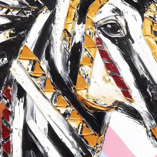 Energetic Equine Vibrance - Alicia Smith Canvas Print