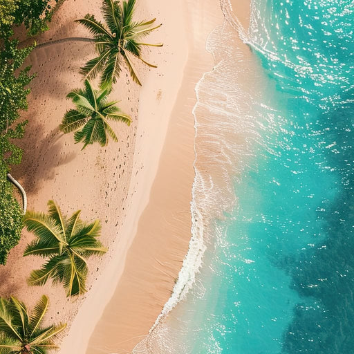 Peaceful Paradise Beach Canvas Print