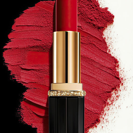 Velvet Lipstick Burst Canvas Print