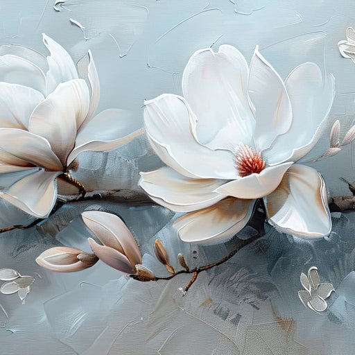 Serene Blossom Symphony Canvas Print