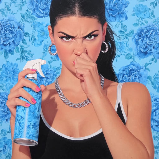 Bathroom Spray Attitude Canvas Print