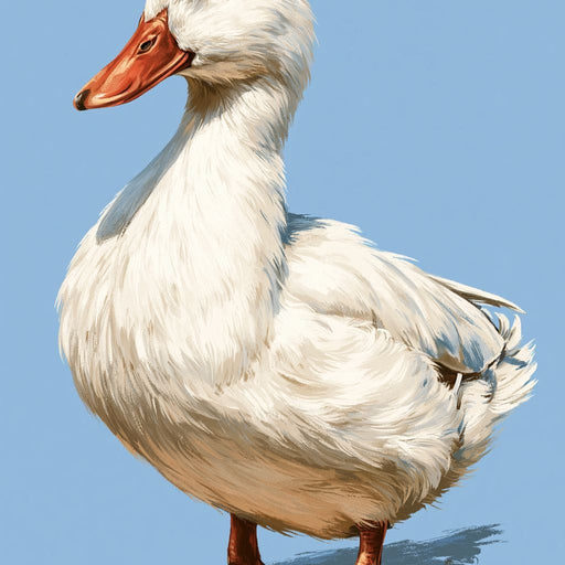 Noble Duck Standing Tall Canvas Print