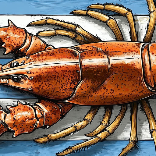 Oceanic Lobster Delight Canvas Print