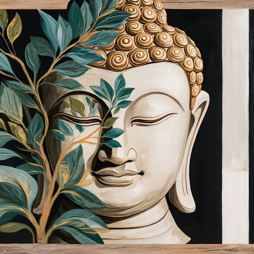 Tranquil Buddha Sanctuary Canvas Print