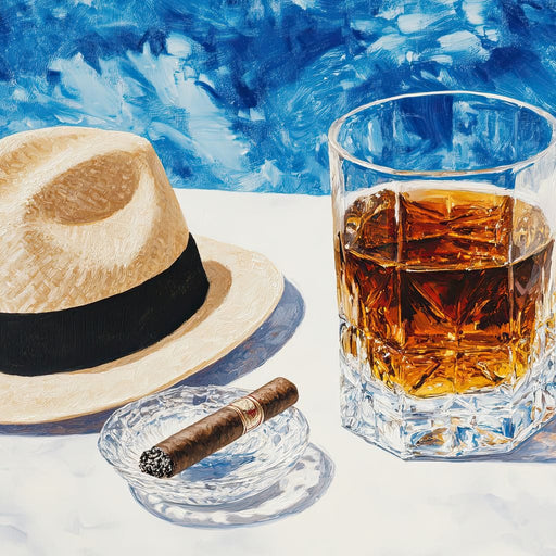 Cigar by the Pool Canvas Print